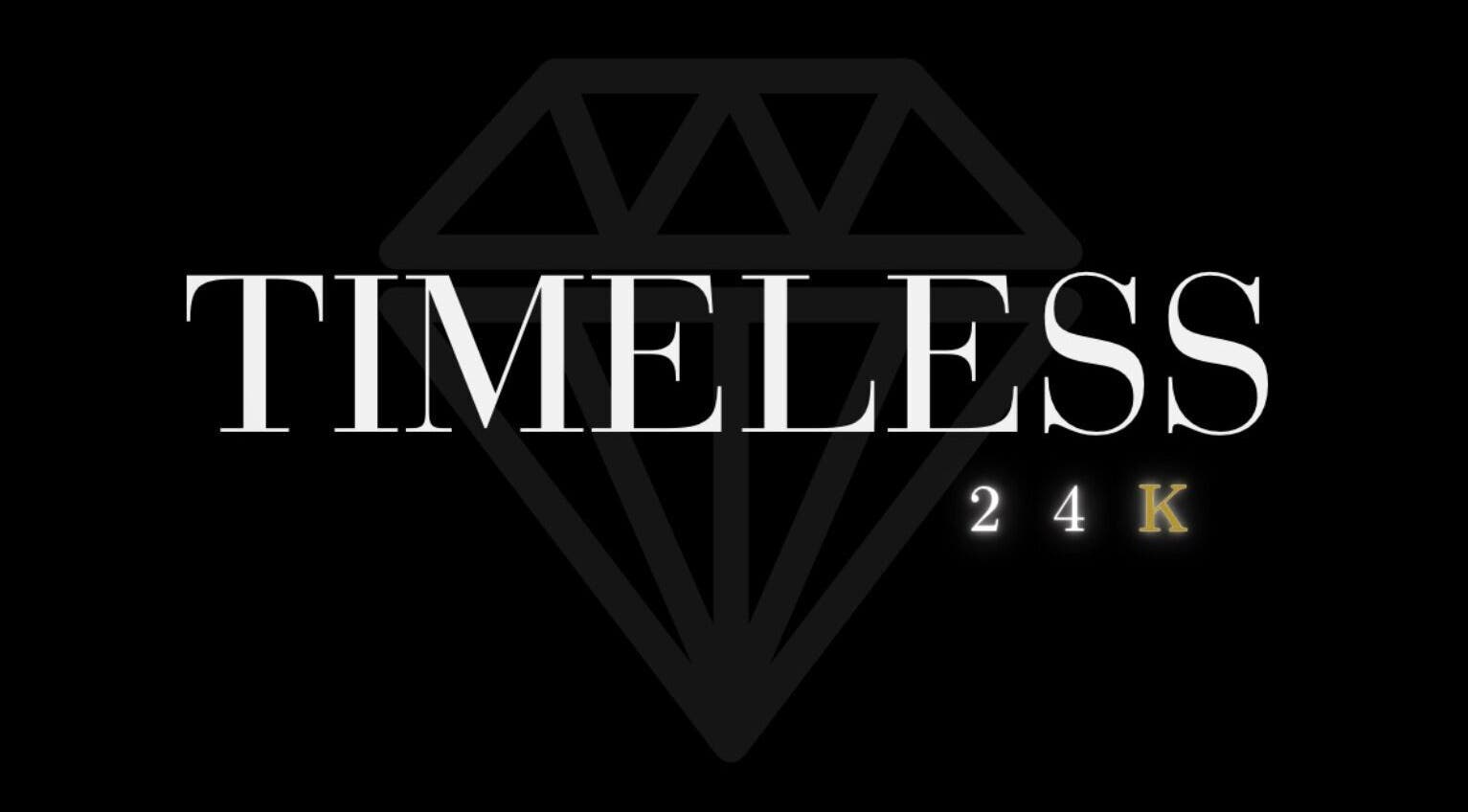 Elegant Timeless24k logo featuring a diamond motif, Croydon, England, GB.