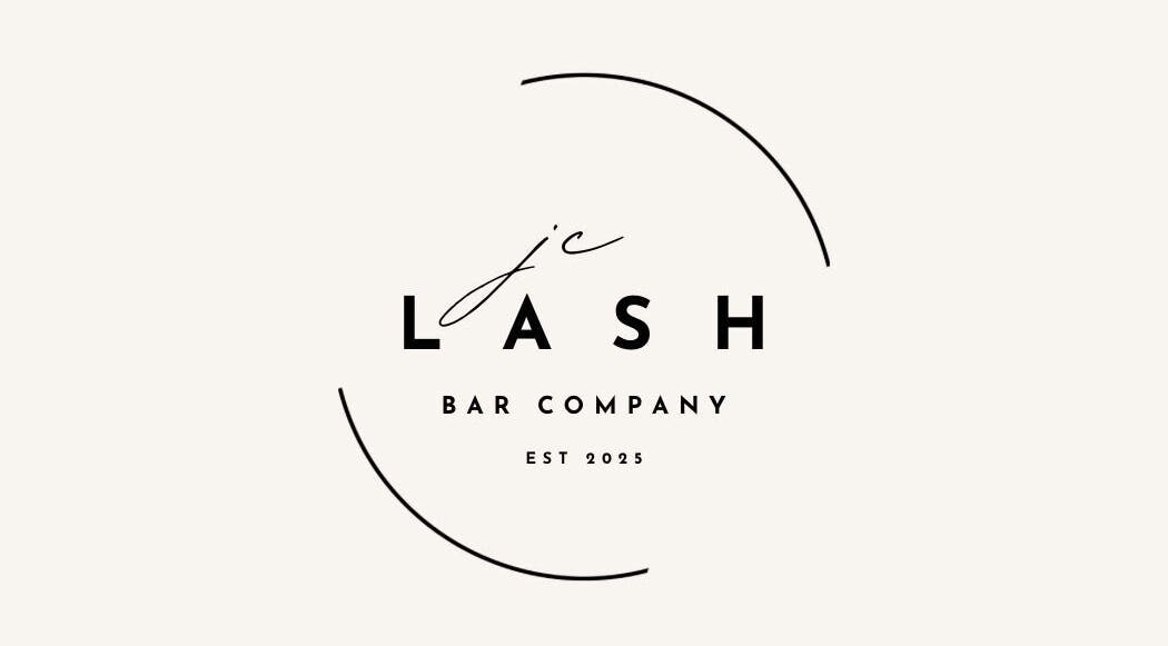 JC Lash Bar Company logo, established 2025 in Saint Anthony, Minnesota, US.
