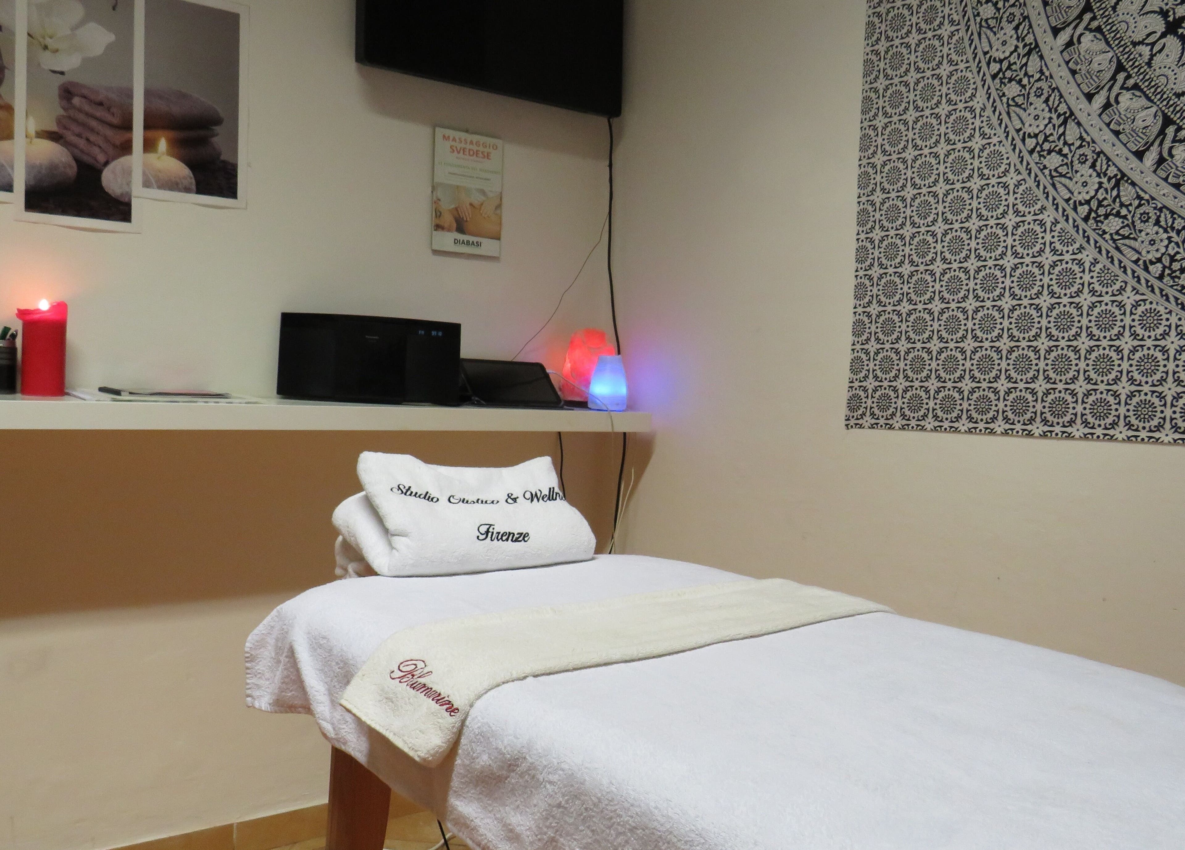 Camera rilassante di DIABASI MASSAGGI PROFESSIONALI DI ALEANDRO FABRIZI, Firenze, Toscana, IT.