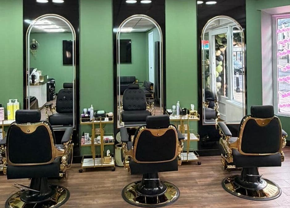 Elegant salon chairs and mirrors at ELARA BEAUTY in Tranent, Scotland, GB, offering a luxurious experience.