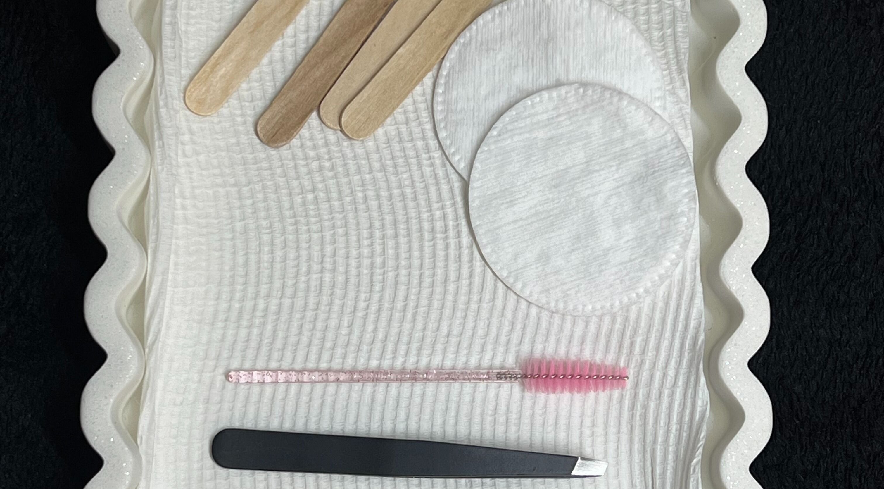 Beauty tools on display at Pink Elegance, Darling Heights, Queensland, AU.