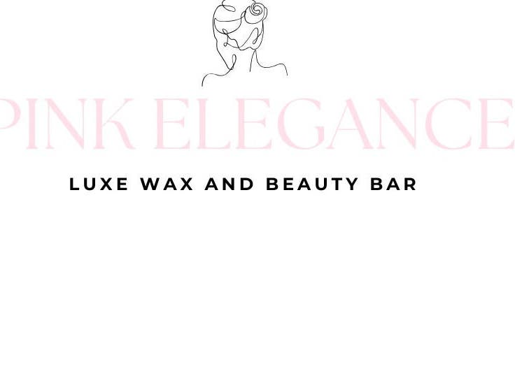 Pink Elegance logo, a luxe wax and beauty bar in Darling Heights, Queensland, AU.