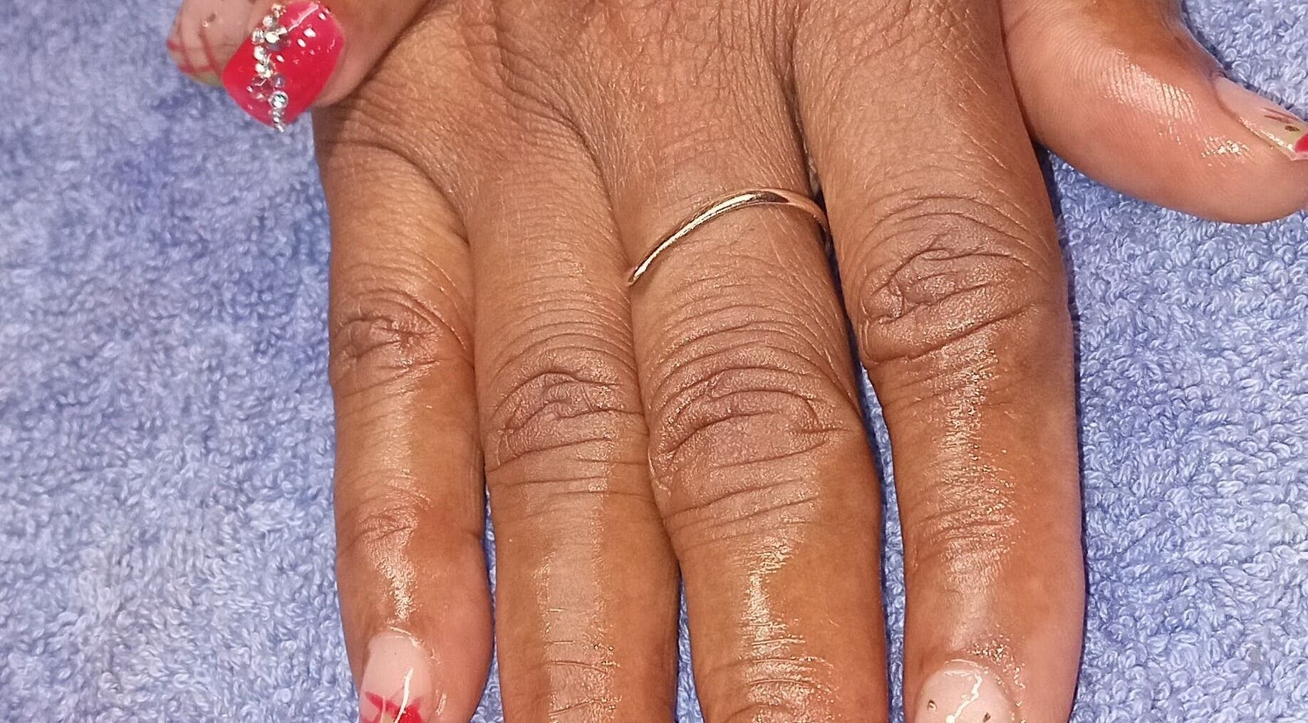 Detailed nail art at Professional Pedicures by Kerry in San Juan, San Juan-laventille Regional Corporation, TT.