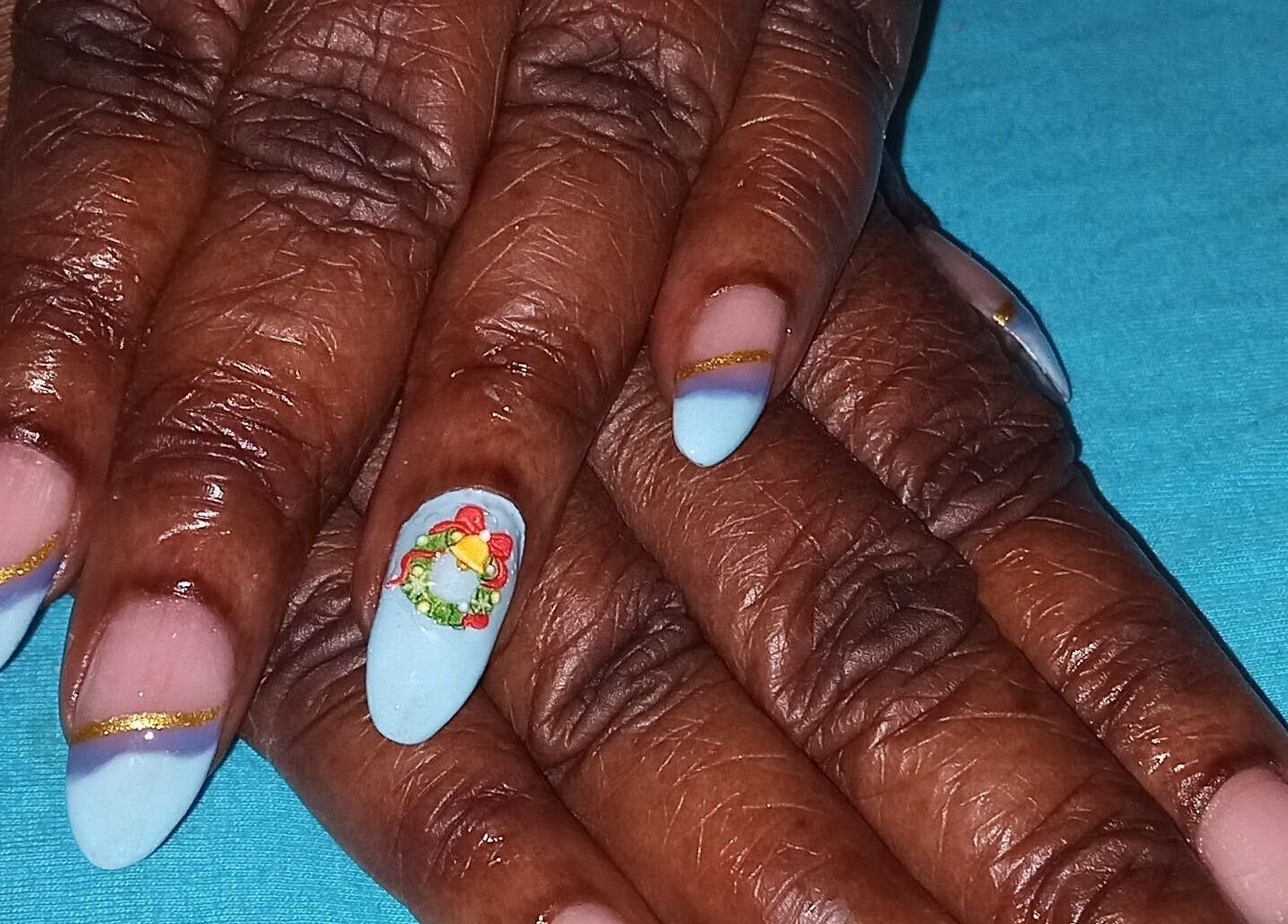 Custom nail art at Professional Pedicures by Kerry, San Juan, San Juan-laventille Regional Corporation, TT.