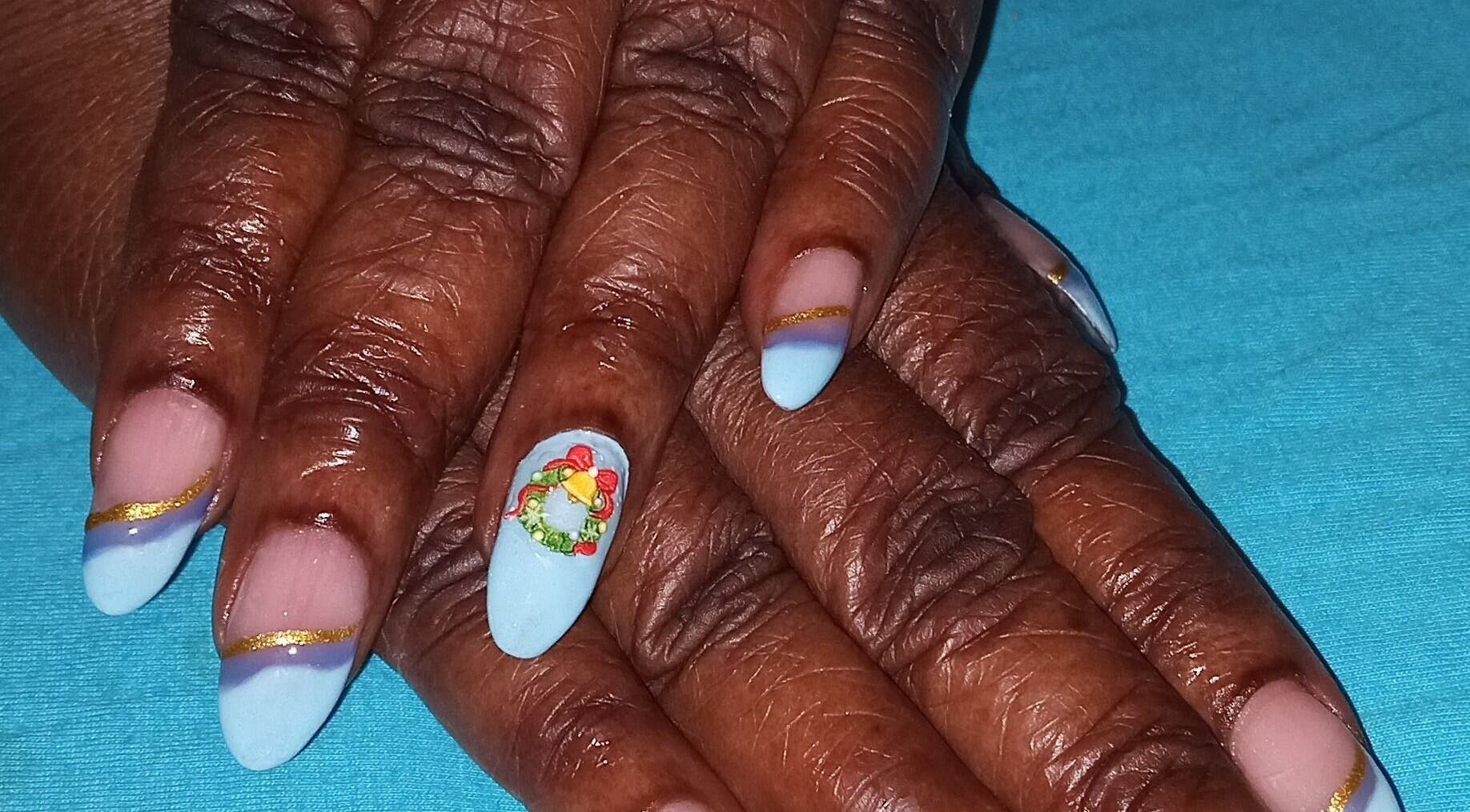 Custom nail art at Professional Pedicures by Kerry, San Juan, San Juan-laventille Regional Corporation, TT.