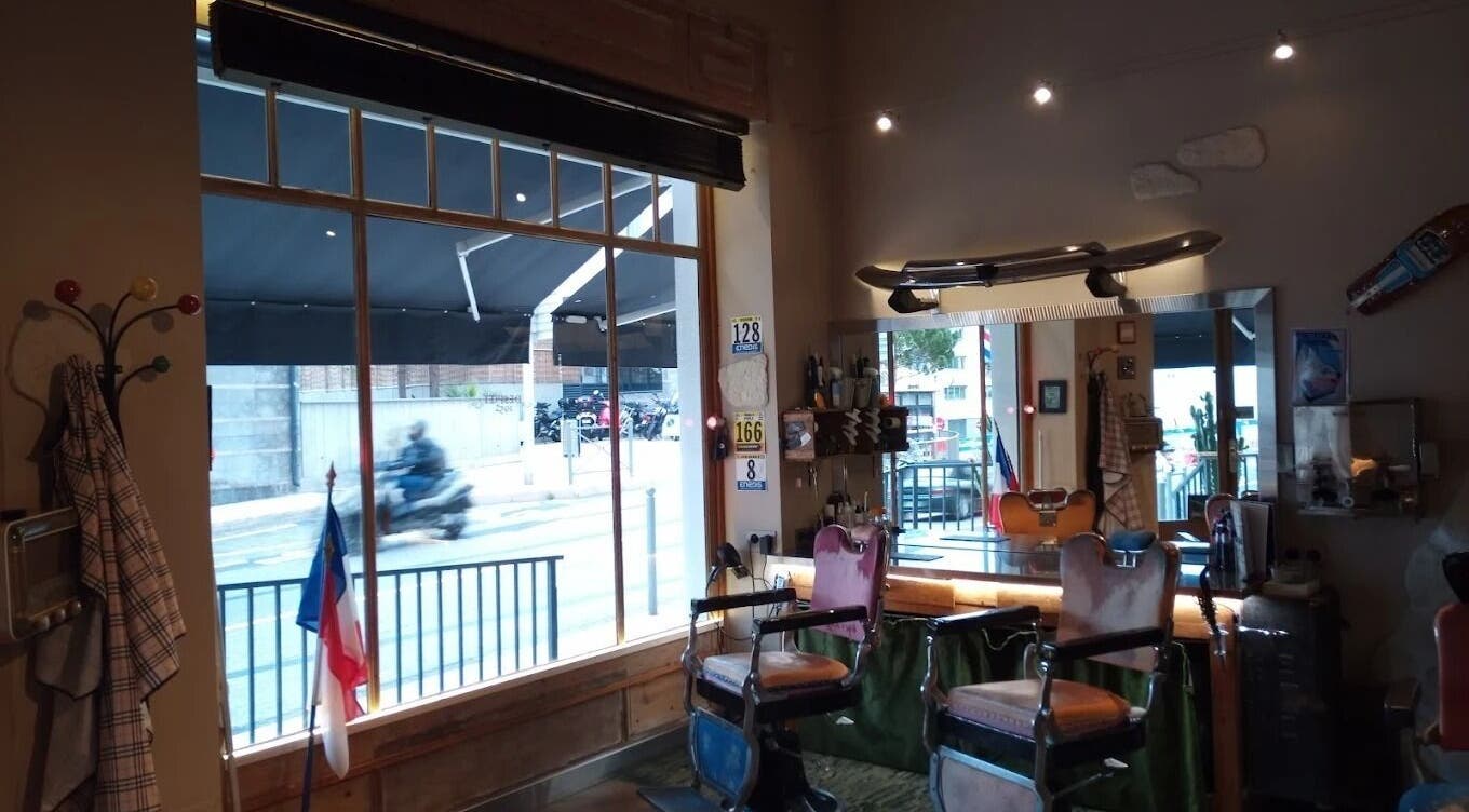 Intérieur vintage de mArco Artisan Coiffeur à Cap-d'ail, Provence-alpes-côte D'azur, FR.