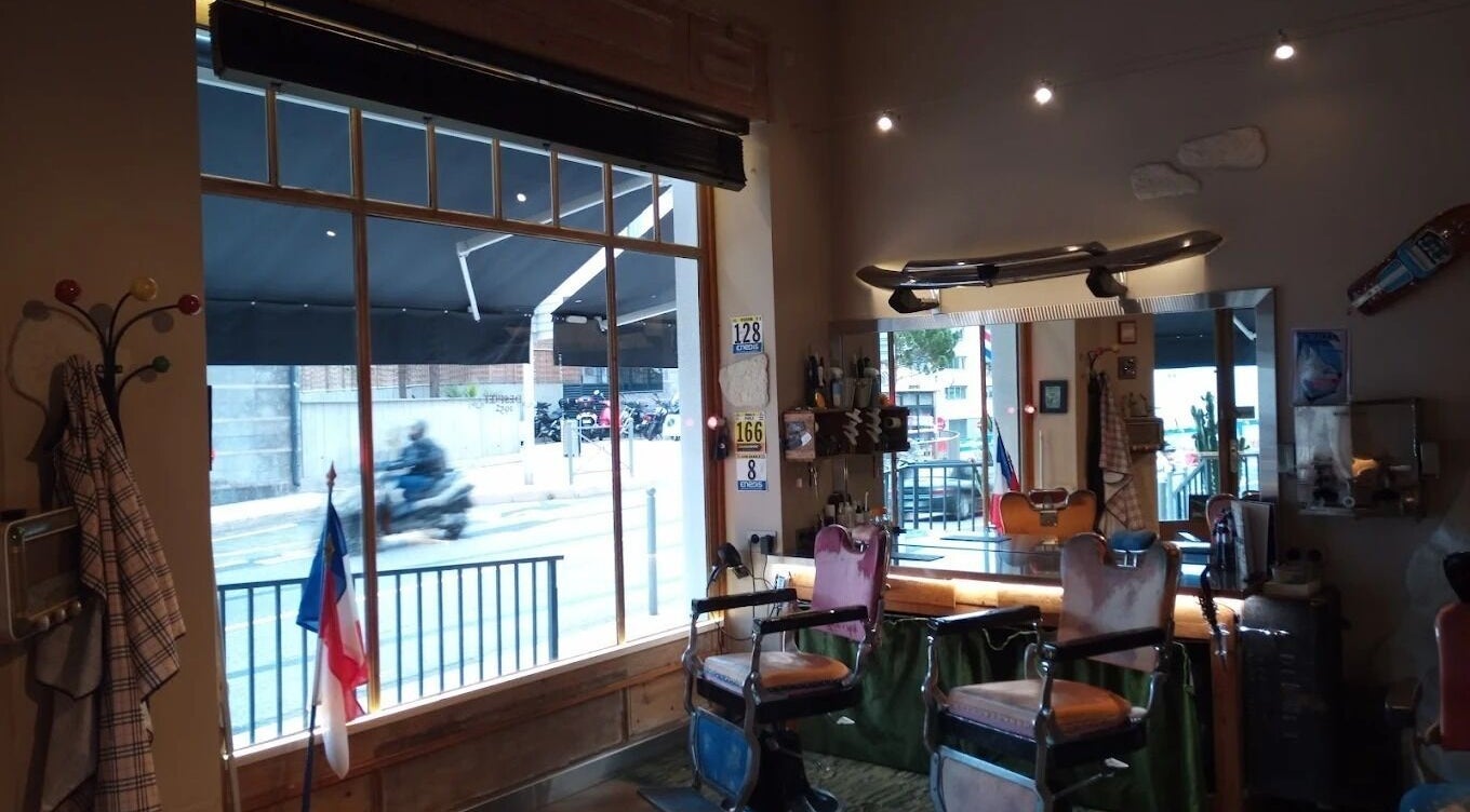 Intérieur vintage de mArco Artisan Coiffeur à Cap-d'ail, Provence-alpes-côte D'azur, FR.