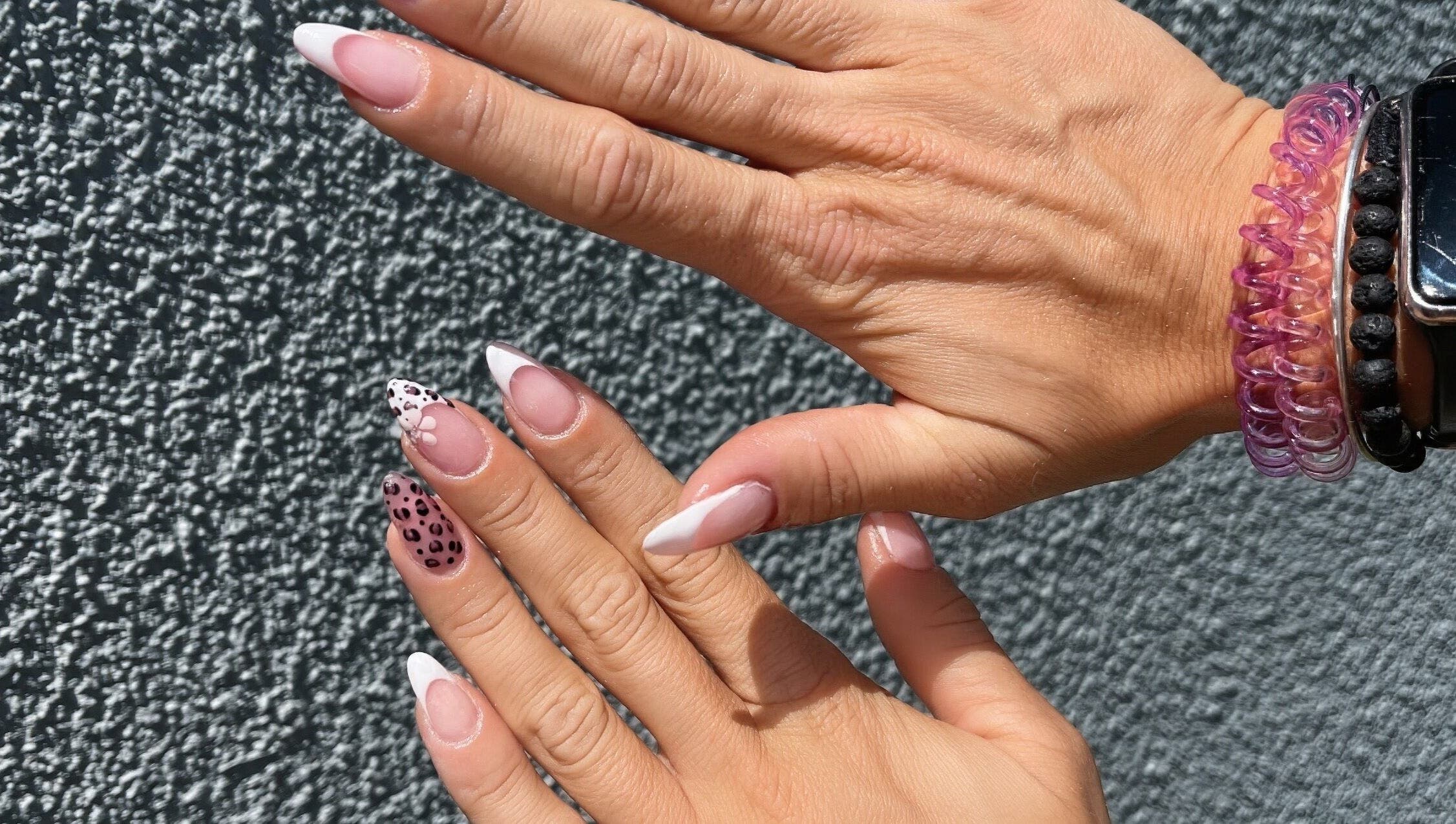 Detailed nail design at Polished Touch By Becca, Cape Town, Western Cape, ZA, showcasing creative styles.