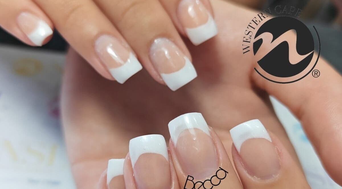 Elegant French manicure by Polished Touch By Becca, Cape Town, Western Cape, ZA.