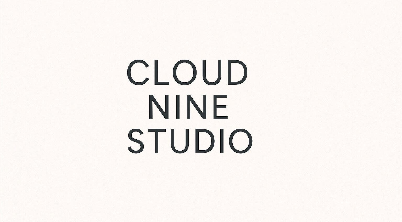 Логотип студии Cloud Nine Studio в Амстердаме, Noord-Holland, NL на белом фоне.