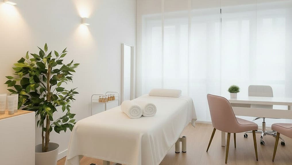Tranquilla sala trattamenti a La Dea della Bellezza di Jennifer Matta, Milano, Lombardia, IT.