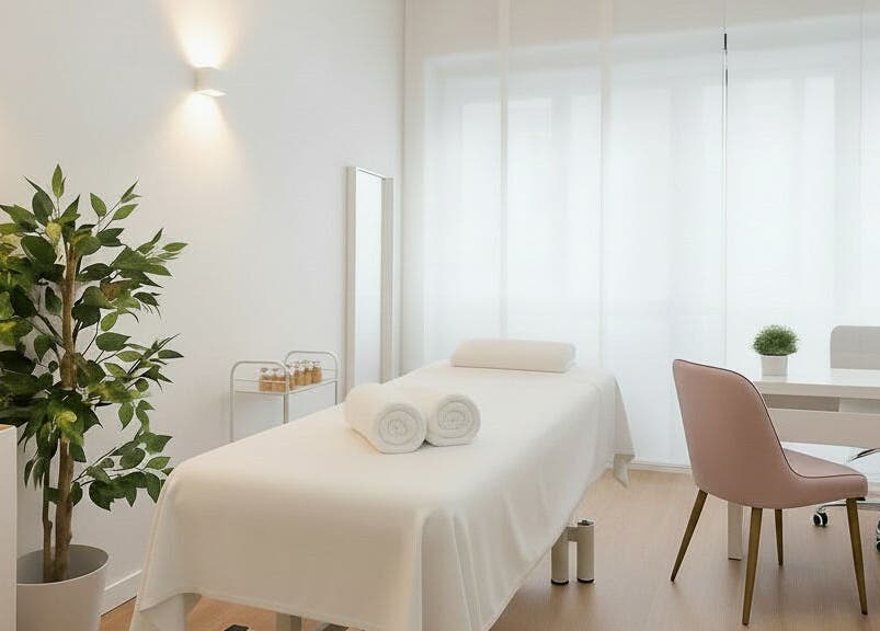 Tranquilla sala trattamenti a La Dea della Bellezza di Jennifer Matta, Milano, Lombardia, IT.