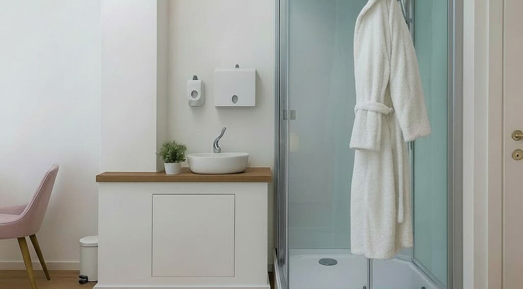 Elegante cabina benessere a La Dea della Bellezza di Jennifer Matta, Milano, Lombardia, IT.