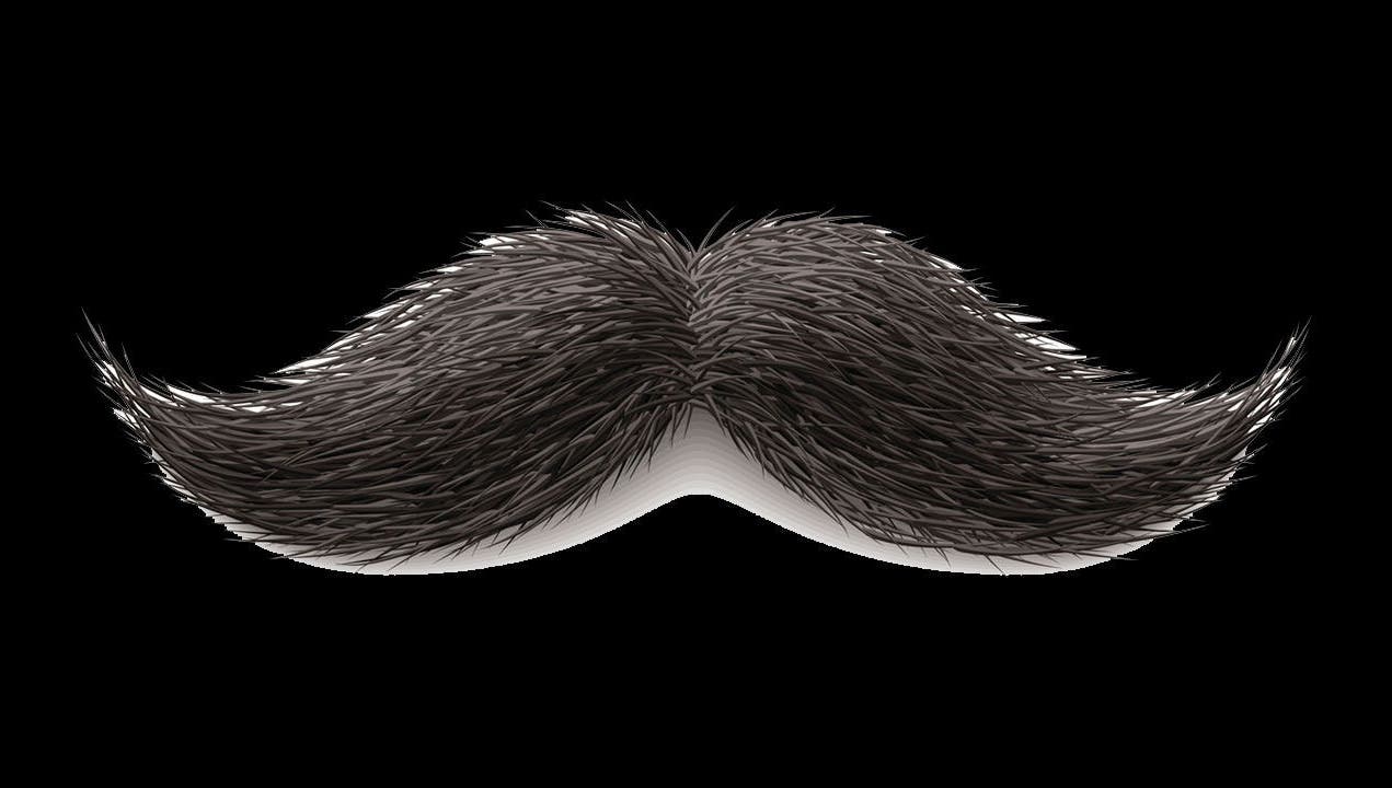 Moustache art icon at The Masseur Guys, Cape Town, Western Cape, ZA, enhancing grooming services.