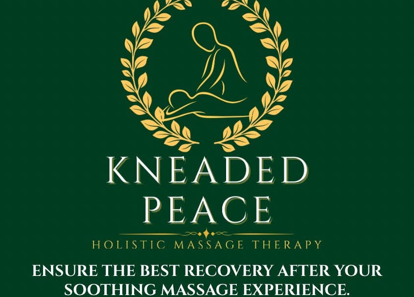 Kneaded Peace logo showcasing holistic massage therapy in London, England, GB.