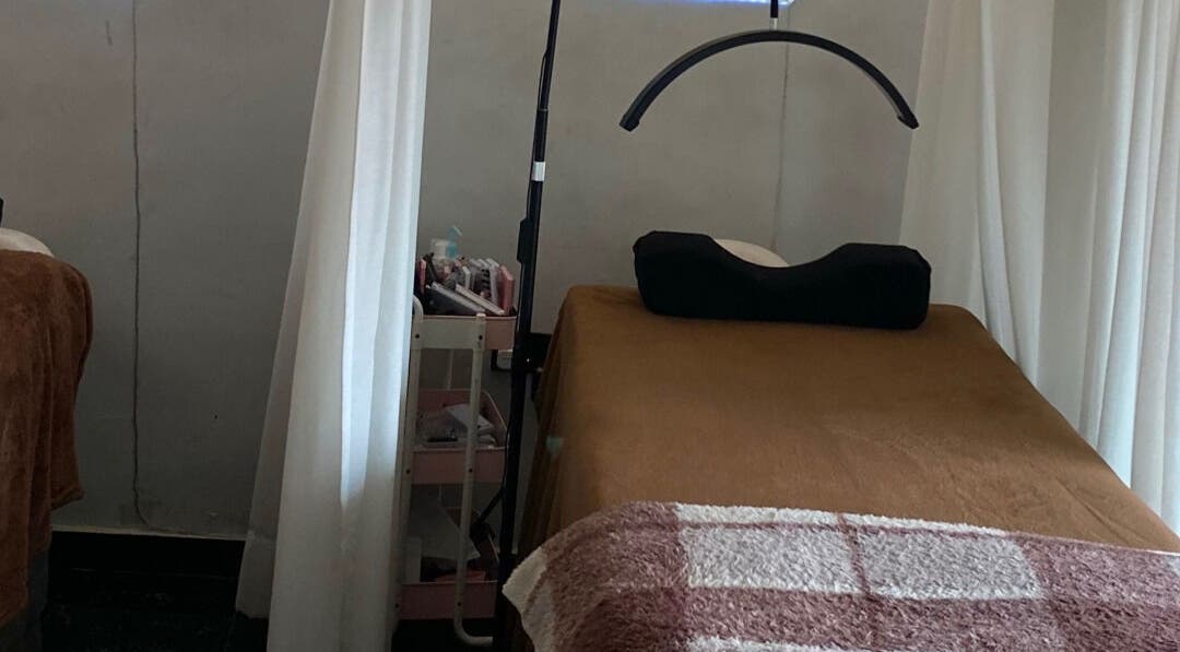 Cozy treatment bed at Everything Nails & Spa, Accra, Greater Accra Region, GH for ultimate relaxation.