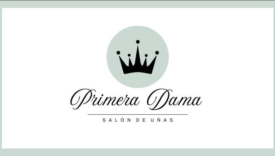 Logotipo de Primera Dama Salón de Uñas en Vilagarcía De Arousa, Pontevedra, ES. Diseño elegante y sofisticado.