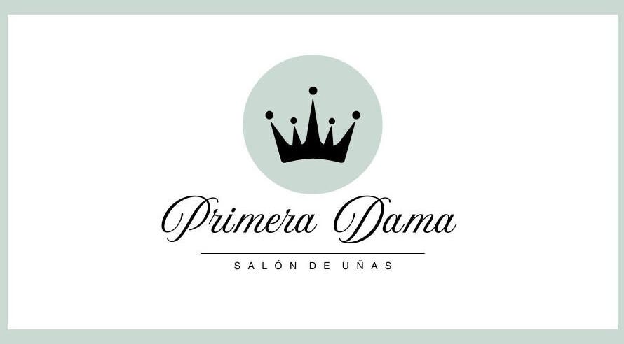 Logotipo de Primera Dama Salón de Uñas en Vilagarcía De Arousa, Pontevedra, ES. Diseño elegante y sofisticado.