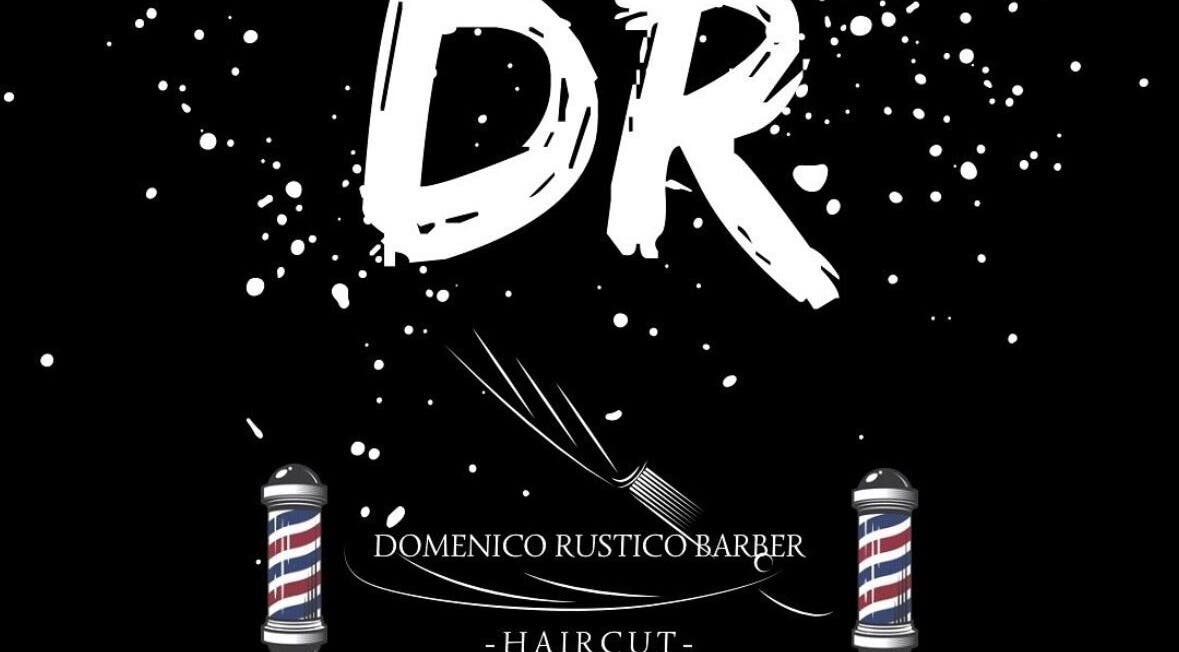 Logo di DRbarber a Delianuova, IT con dettagli artistici distintivi e motivi barber tradizionali.