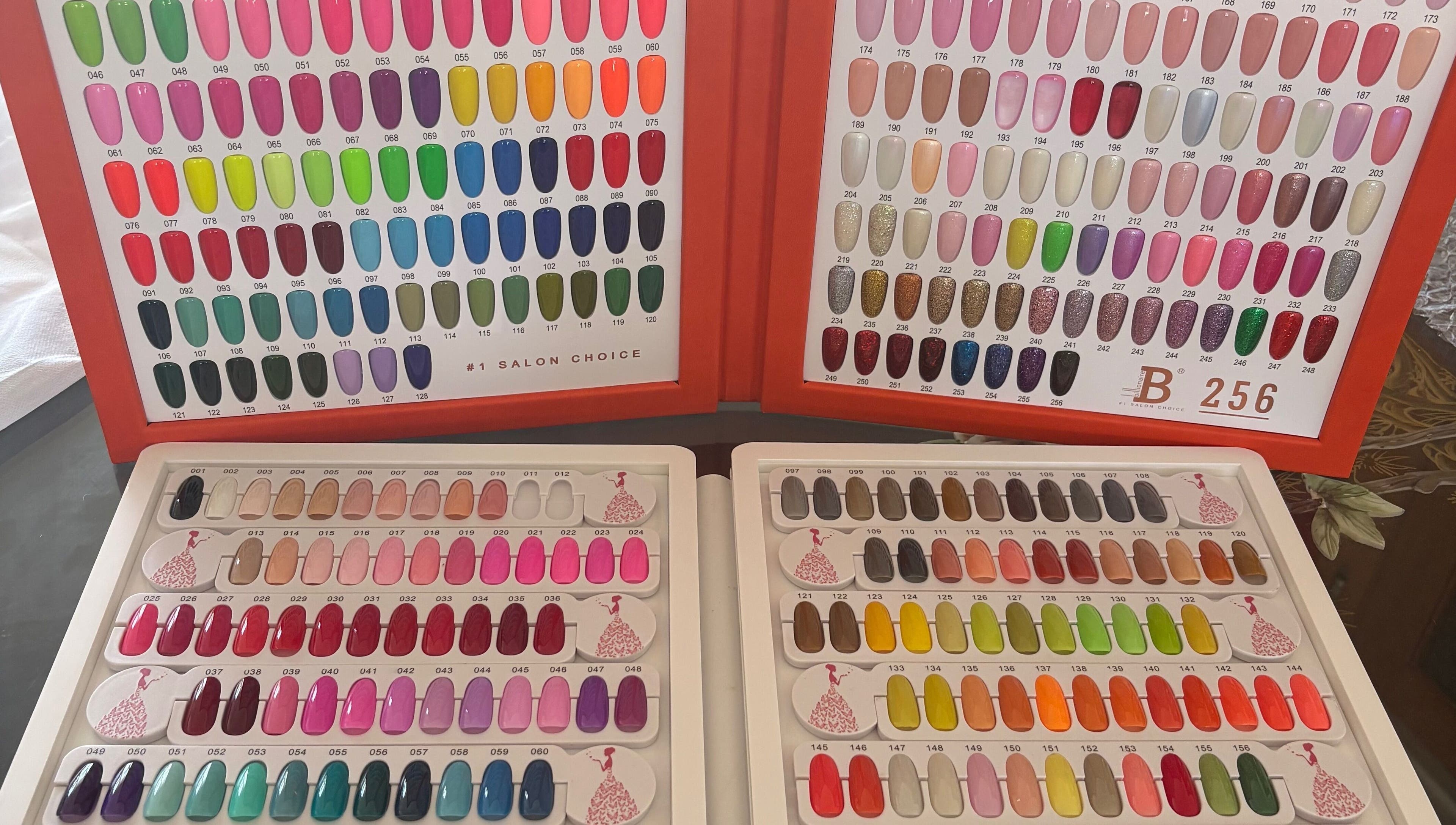 Colorful nail polish options at Hanh’s Nails in Murray Bridge, South Australia, AU showcase vibrant variety.