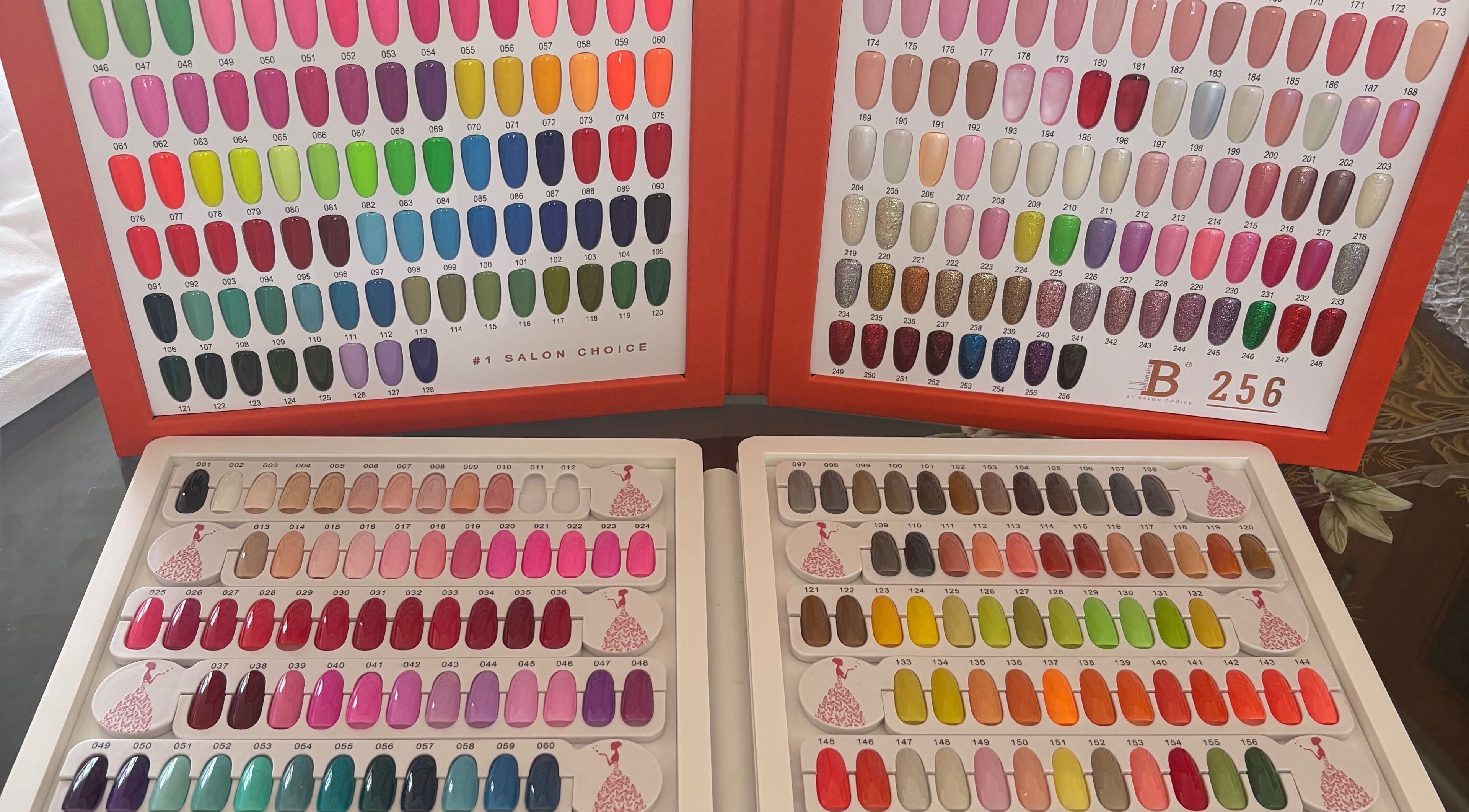 Colorful nail polish options at Hanh’s Nails in Murray Bridge, South Australia, AU showcase vibrant variety.