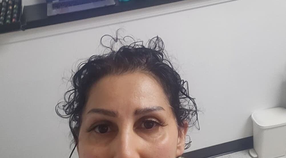 Guest enjoying treatment at Dubai Lux Spa, Barnstable, Massachusetts, US, enhancing beauty and wellness.