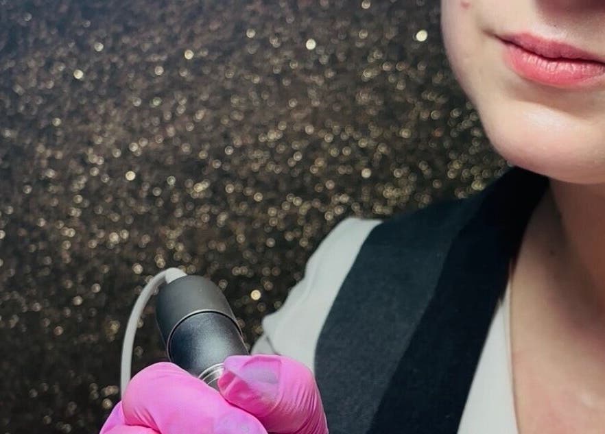 Professional beauty treatment at Archnailgel, Swindon, England, GB shows precision care.