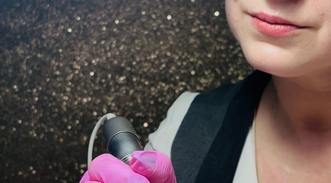 Professional beauty treatment at Archnailgel, Swindon, England, GB shows precision care.