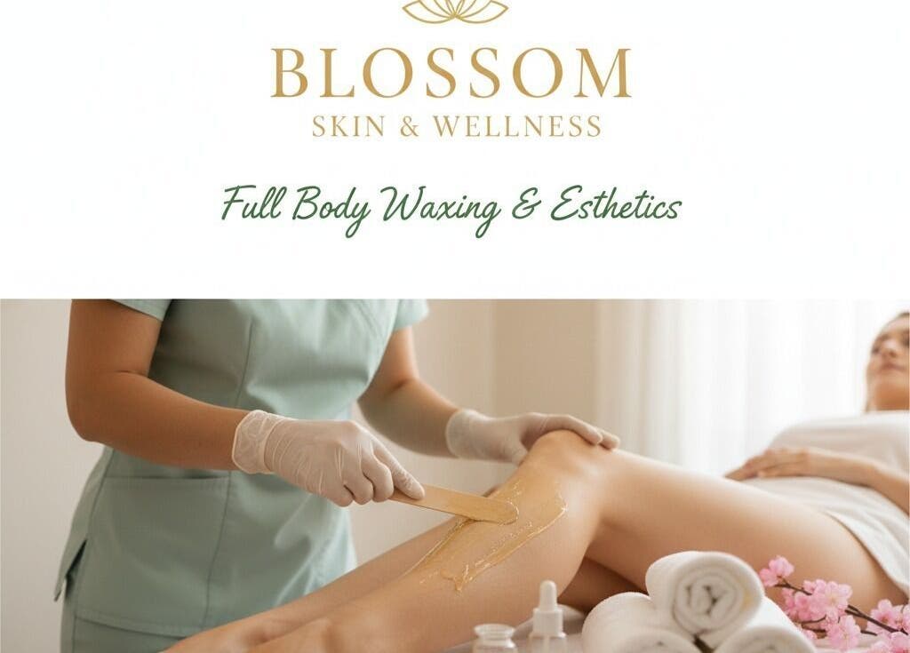 Professional waxing service at Blossom Skin & Wellness in Chaguanas, TT, for smooth, rejuvenated skin.