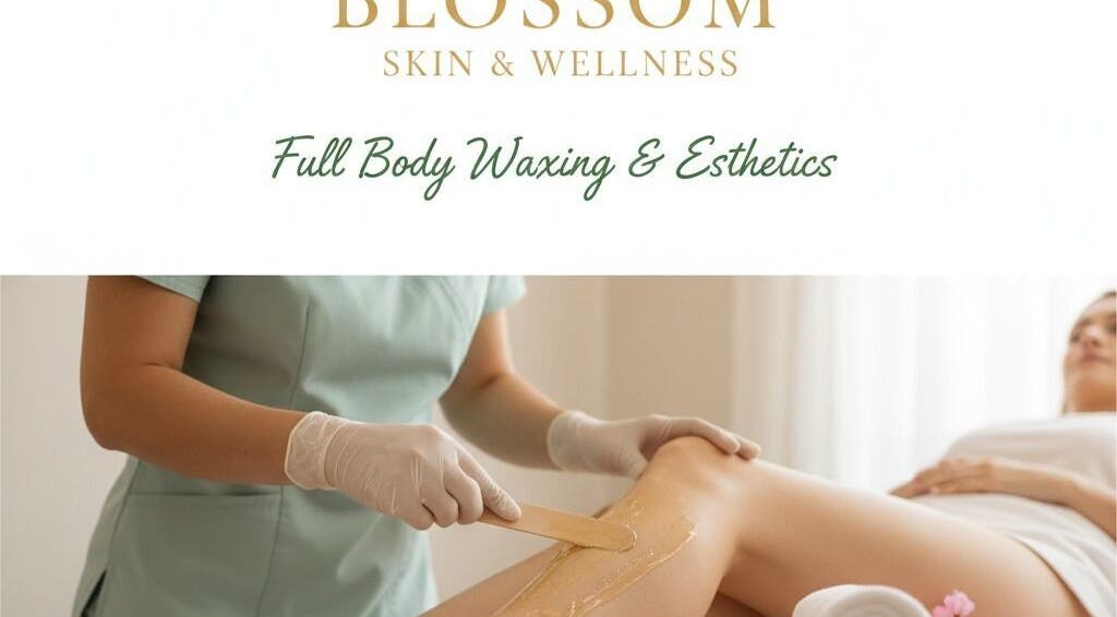 Professional waxing service at Blossom Skin & Wellness in Chaguanas, TT, for smooth, rejuvenated skin.