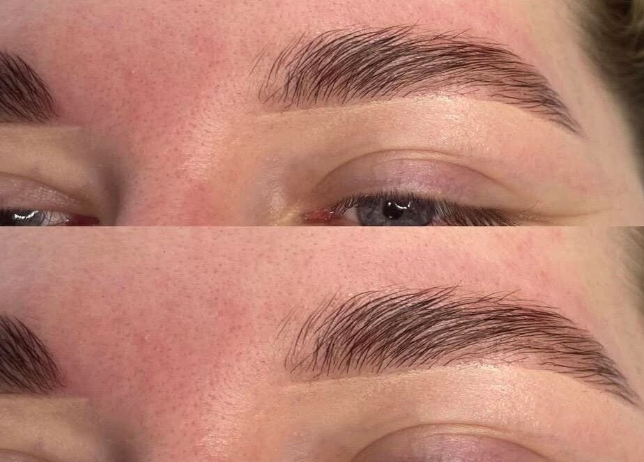 Eyebrow shaping at Whimsical Beauty in Falmouth, England, GB showcases stunning results.