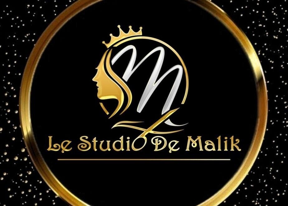 Le Studio De Malik logo in gold and black, Paramaribo, Paramaribo, SR.