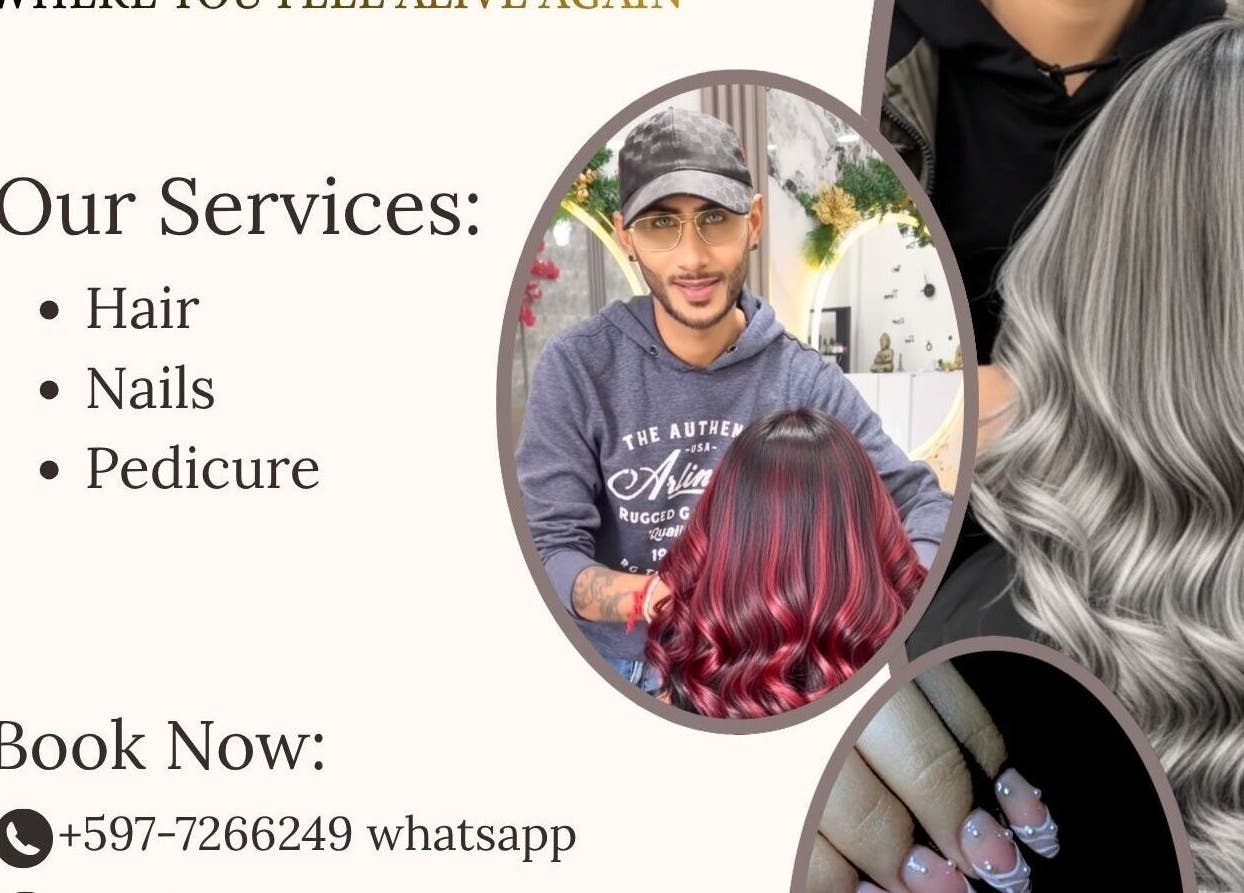 Le Studio De Malik offers hair, nails, and pedicure services in Paramaribo, Paramaribo, SR.