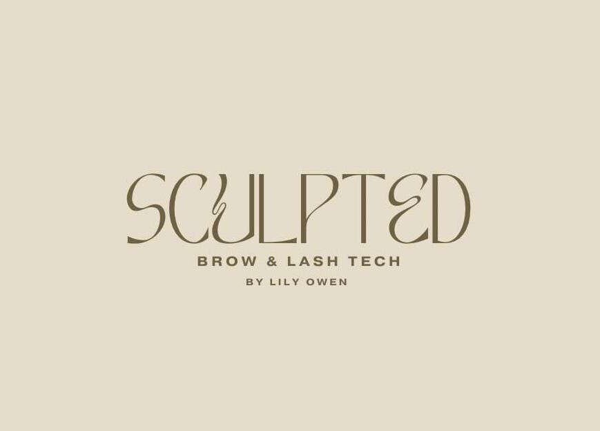 Logo of sculptedbylilyjade, a brow and lash tech service in Melbourne, Victoria, AU.