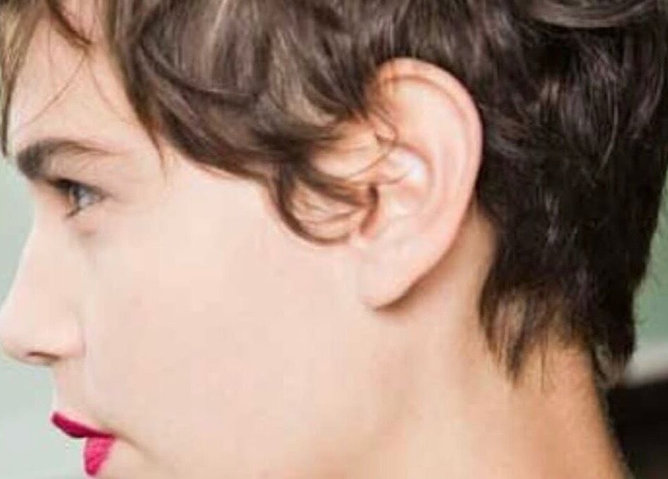 Chic pixie cut hairstyle at Miss Organic Salon, Prahran, Victoria, AU.