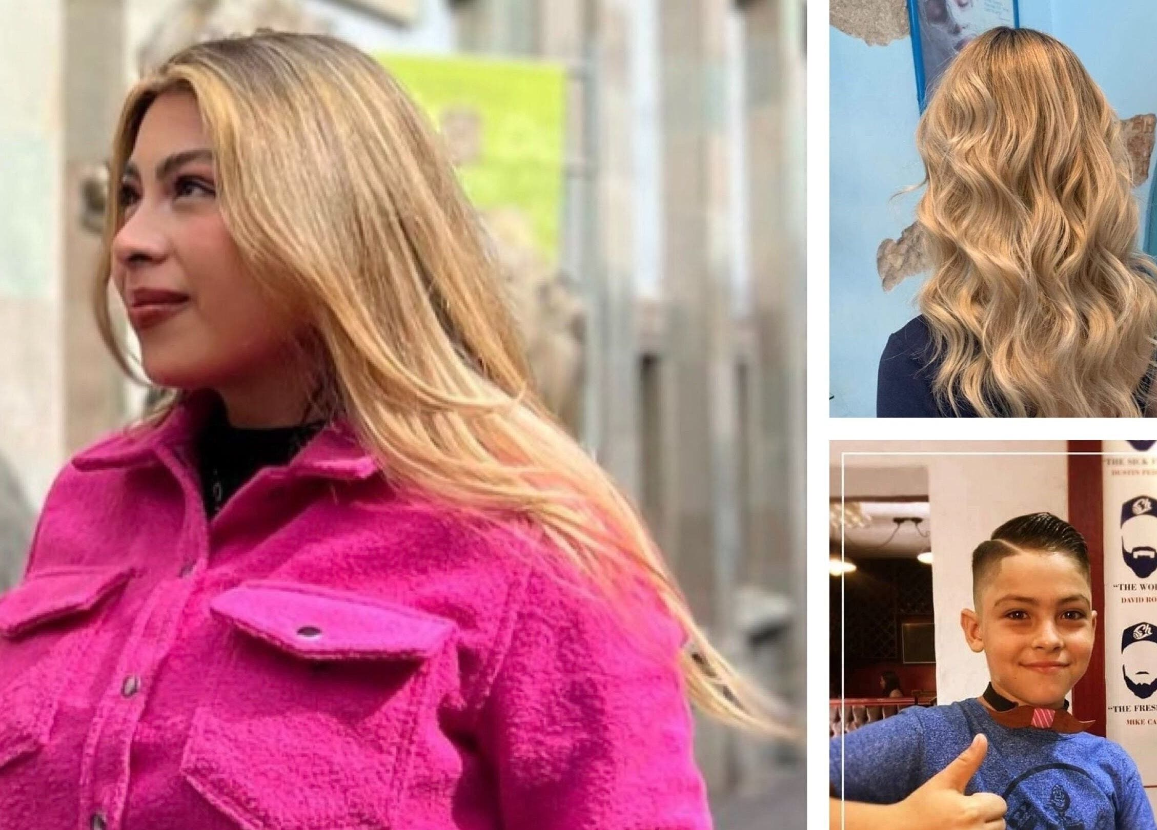 Clientes con peinados elegantes en Jesús Luna @GlamHouse, Puerto Vallarta, Jalisco, MX.