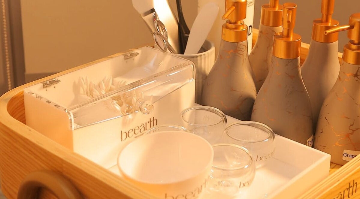 Be Earth Wellness spa essentials in Hong Kong Island, HK with luxurious products and tools.