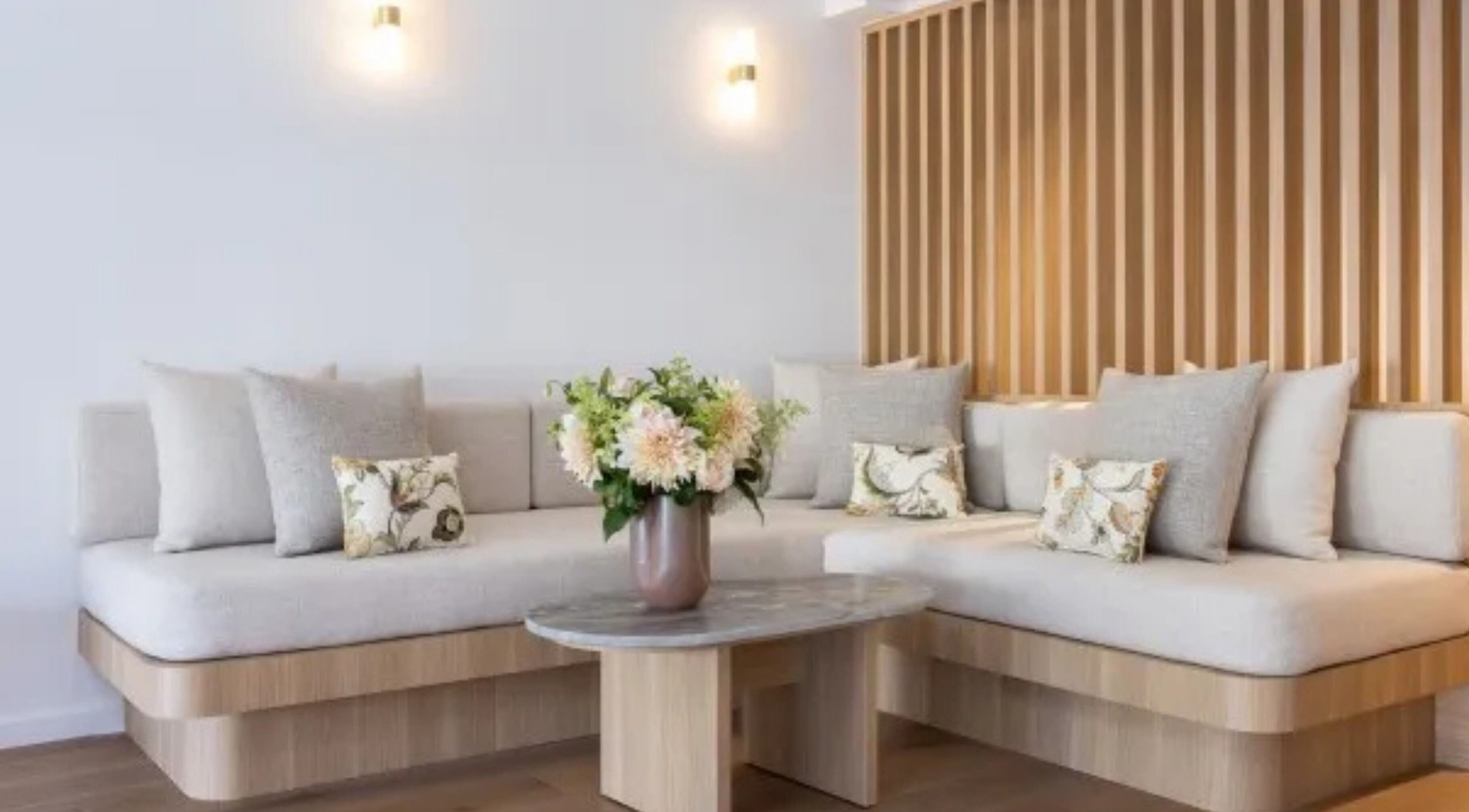 Cozy seating area in Sofitel Spa, Sydney, New South Wales, AU offering a serene, stylish ambiance.