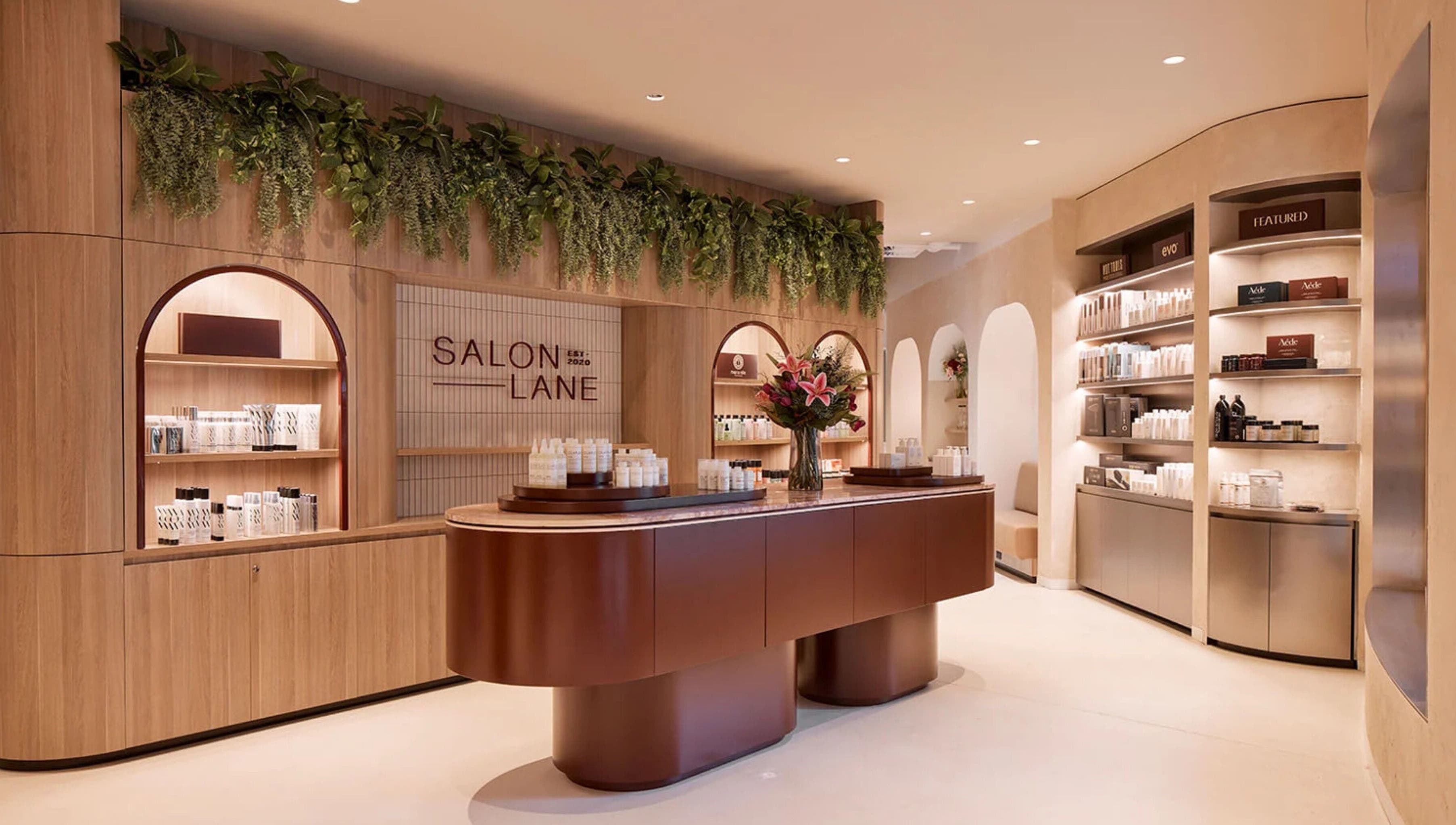 Interior of Salon Lane - St Leonards, showcasing elegant design in St Leonards, New South Wales, AU.