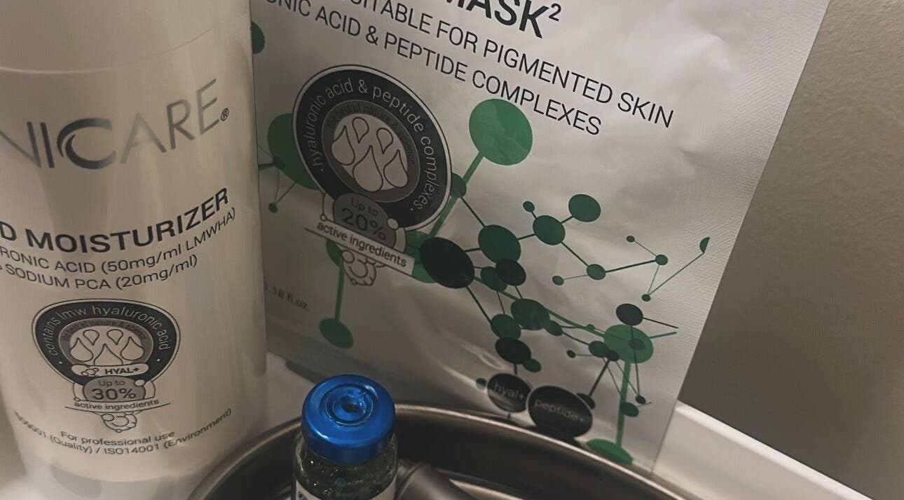 Luxurious skincare products at Face, Lash & Brow, Glasgow, Scotland, GB, designed for radiant skin care.