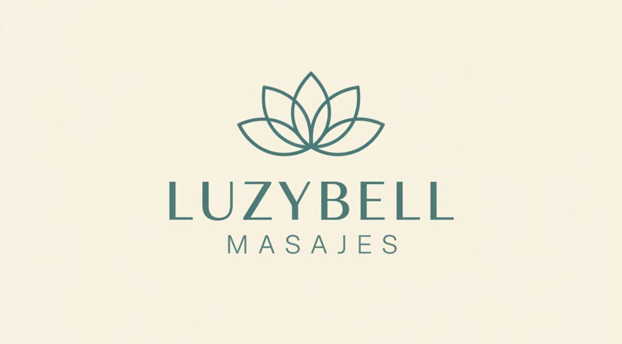 Logotipo de Luzybell Masajes en Tarragona, Catalunya, ES con diseño de loto.