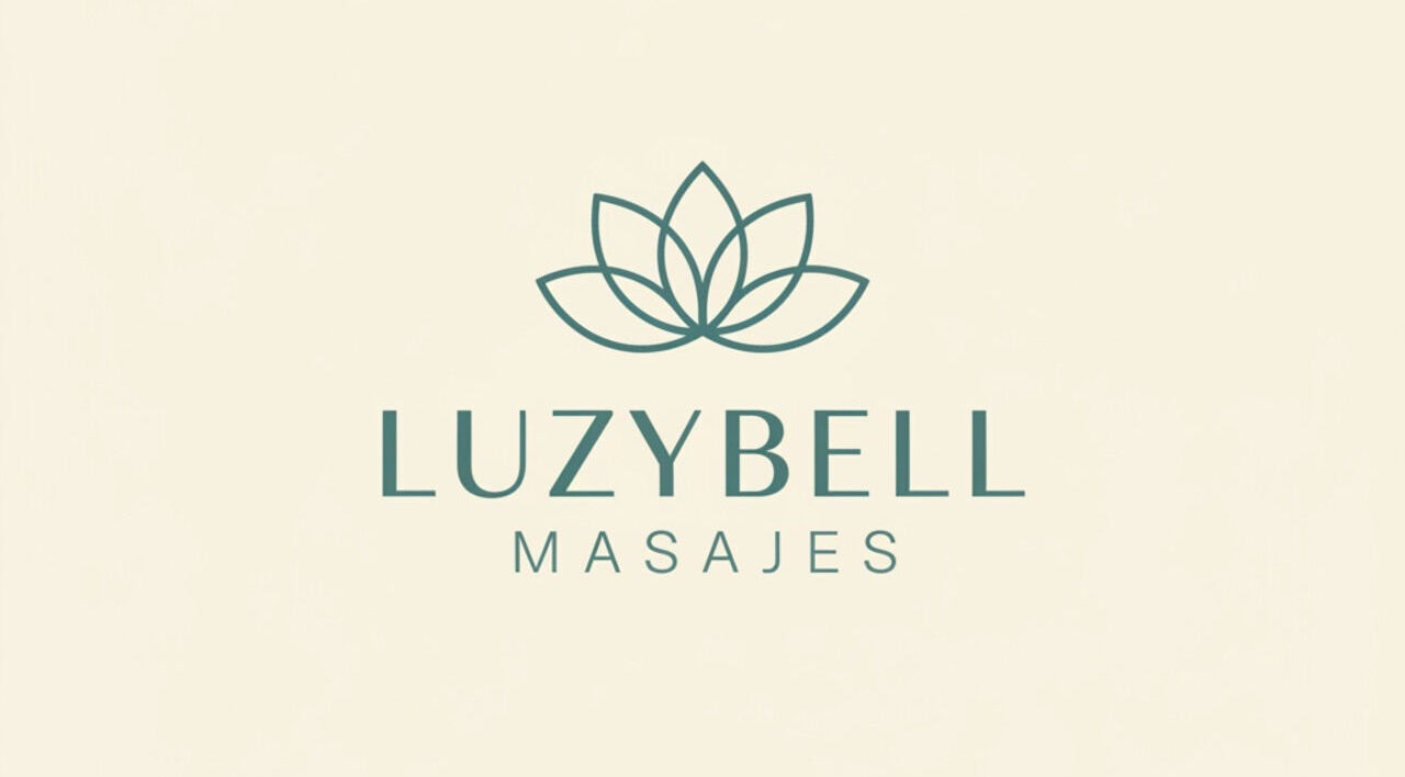 Logotipo de Luzybell Masajes en Tarragona, Catalunya, ES: elegancia y simplicidad.