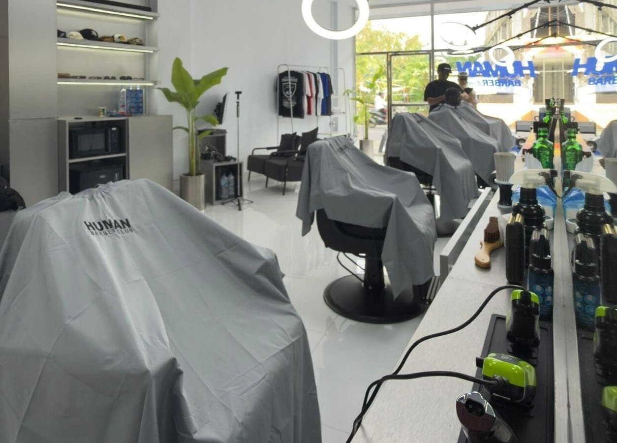 Interior of Human Barber Club Vol 2 in Bali, Bali, ID, featuring modern chairs and stylish decor.
