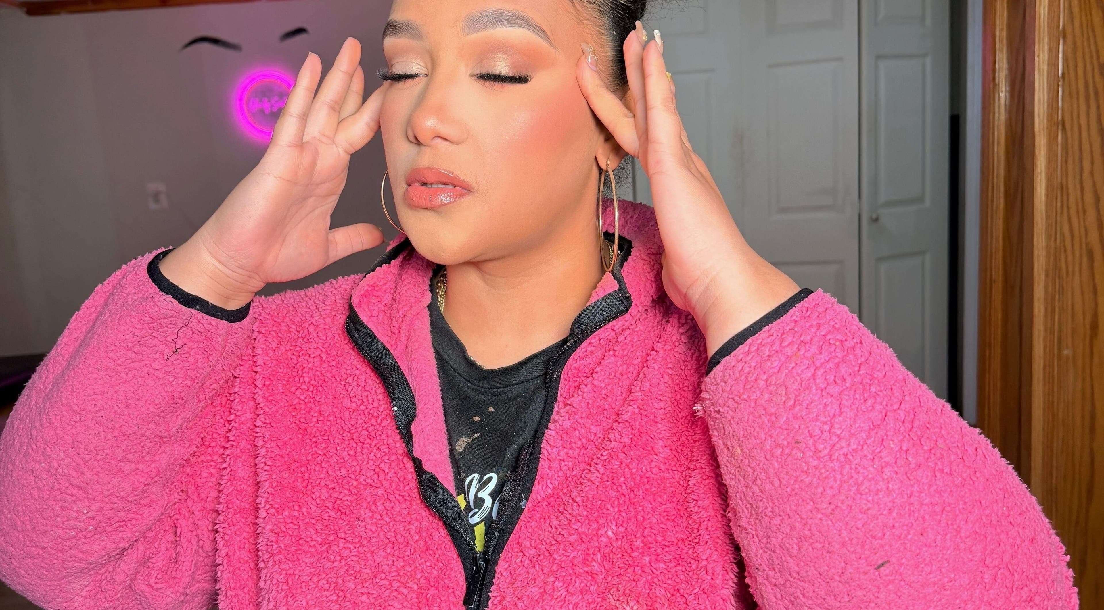 Relaxing at Carli Brow Lab in Lowell, Massachusetts, US, with a calming beauty treatment.