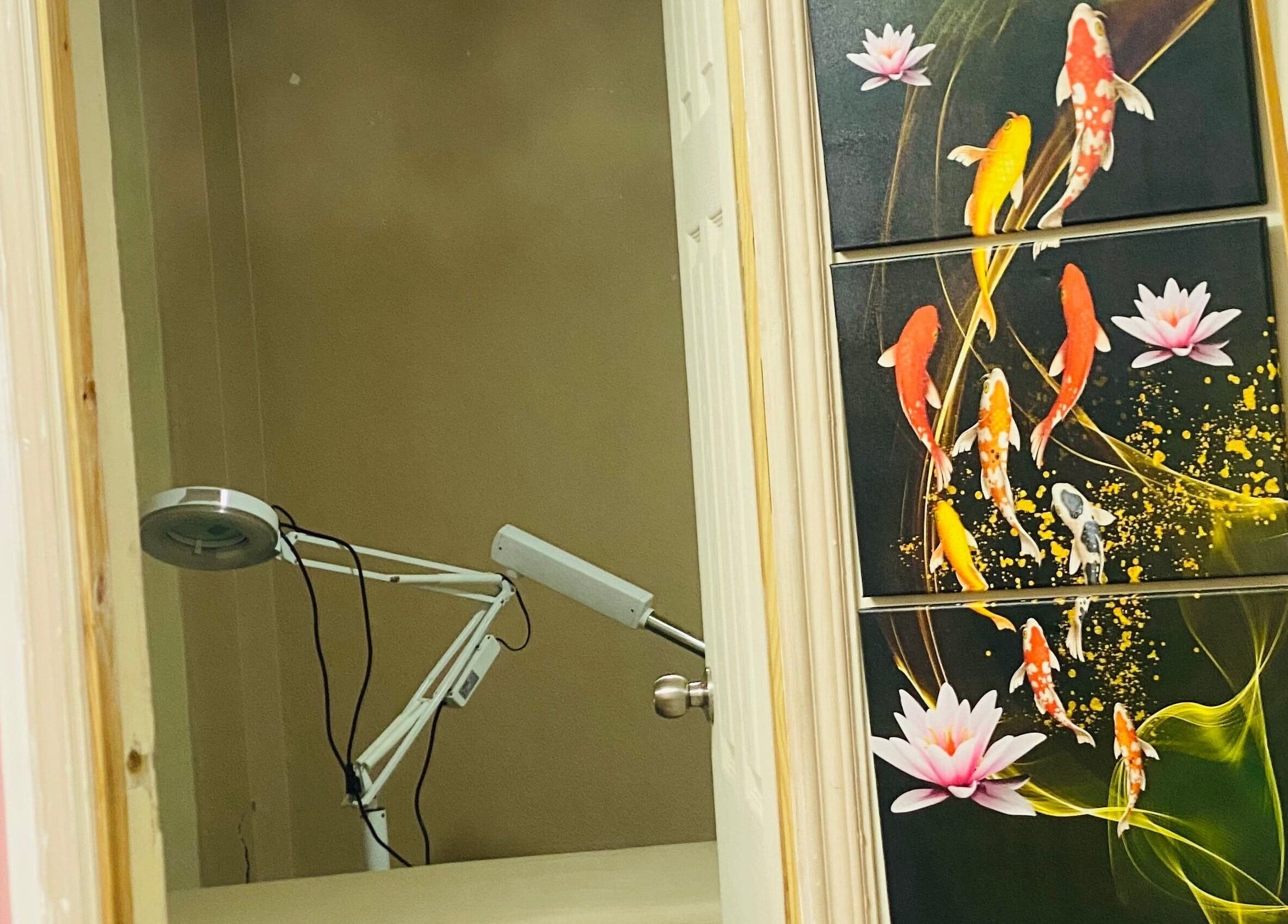 Close-up of a serene corner at Healing Emerald Wellness Spa & Training Centre Ltd, Kingston, St. Andrew Parish, JM.