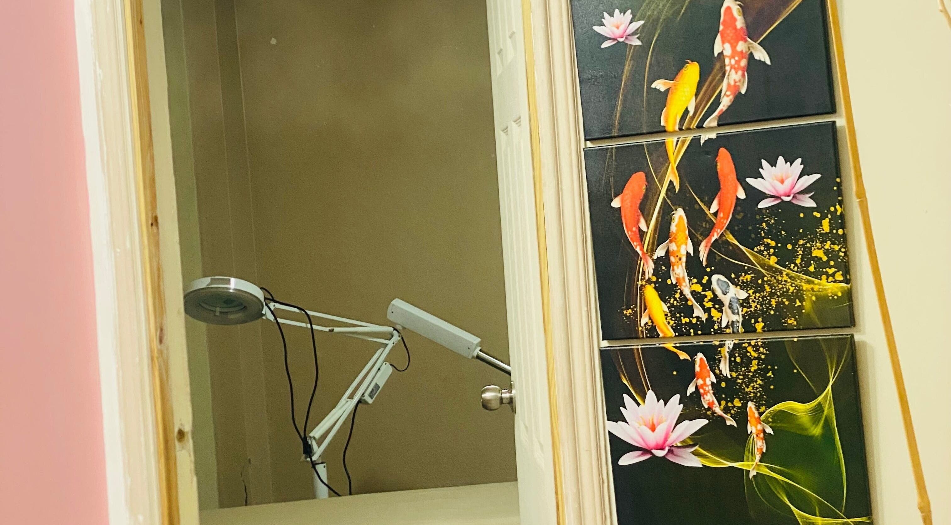 Close-up of a serene corner at Healing Emerald Wellness Spa & Training Centre Ltd, Kingston, St. Andrew Parish, JM.