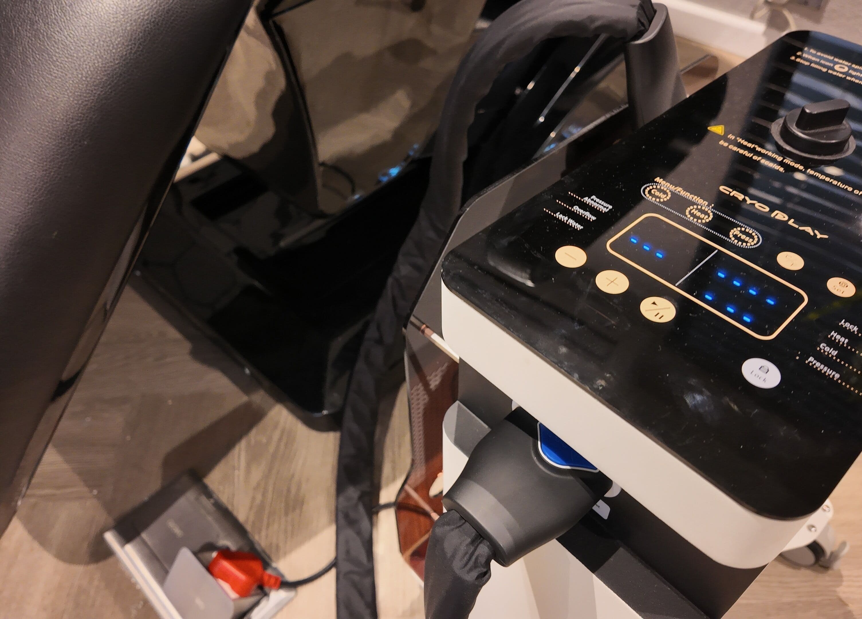 Advanced cryotherapy machine at Play Recovery Centre in Mount Edgecombe, Kwazulu-natal, ZA for wellness treatments.