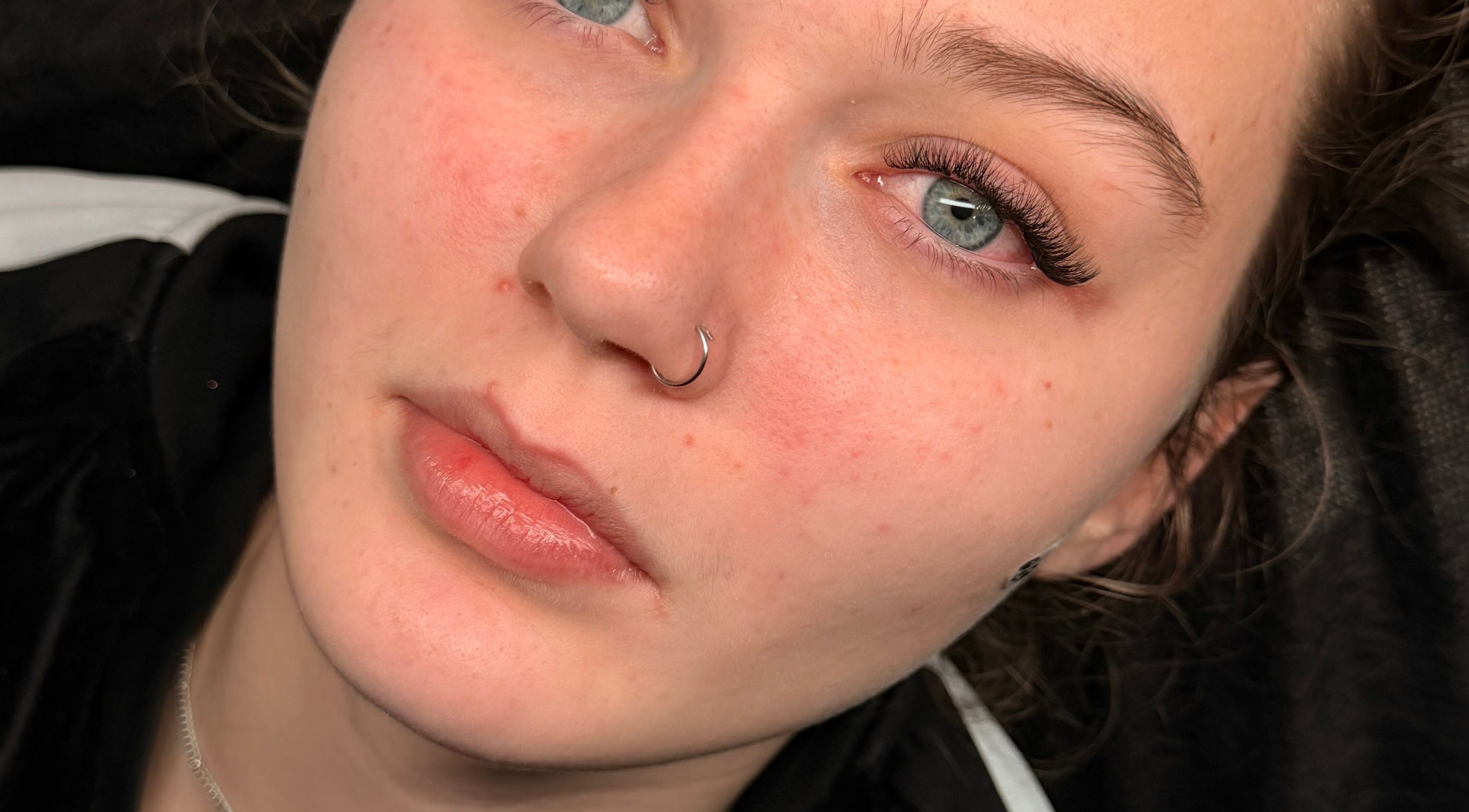 Zbliżenie na twarz z makijażem w Facelookbyjoanna, Kraków, Województwo Małopolskie, PL.