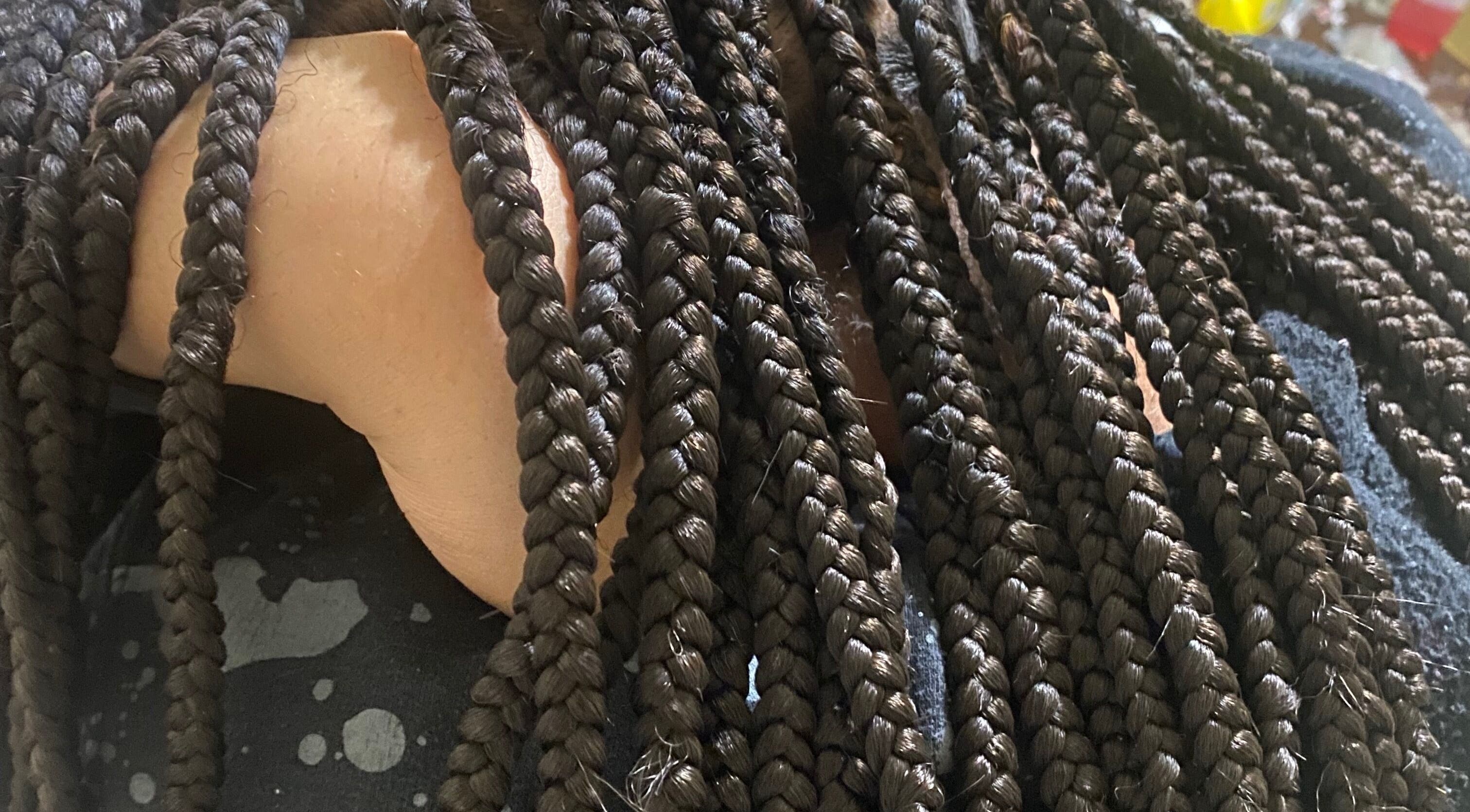 Intricate braids styled at slayedbyjaylamarie in Philadelphia, Pennsylvania, US.