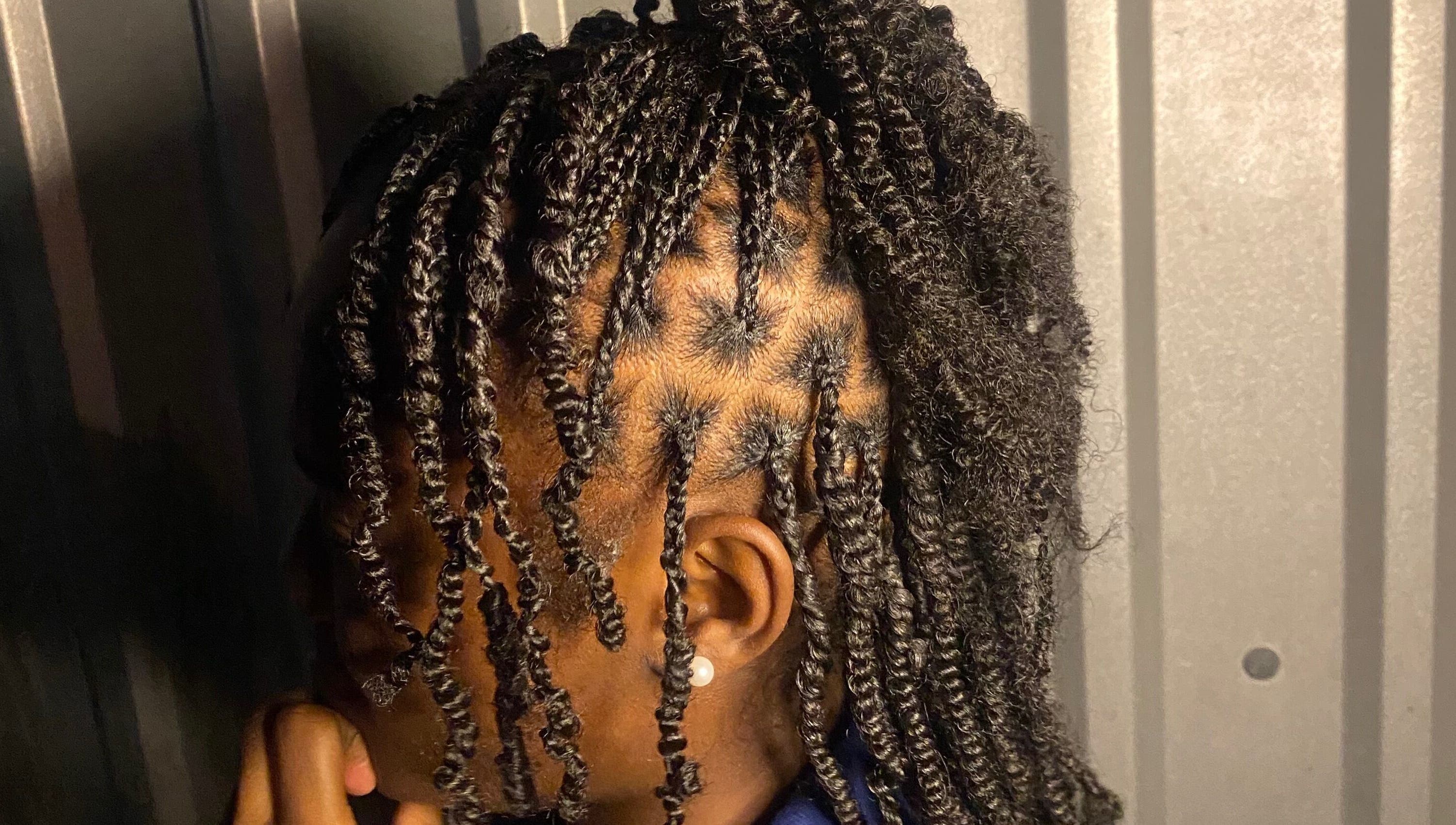Detailed braided hairstyle at donebycharless.bb in Bridgetown, Saint Michael, BB.